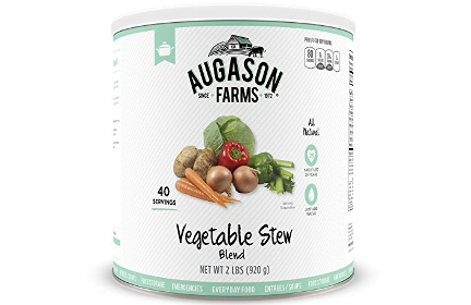 Augason Farms Vegetable Stew 2 Pound Can