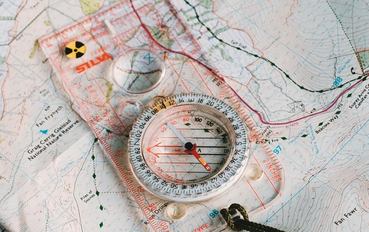 How to use a compass and map – The Prepared