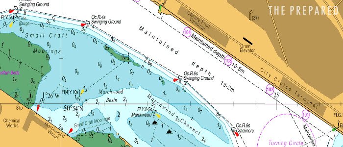 nautical survival maps