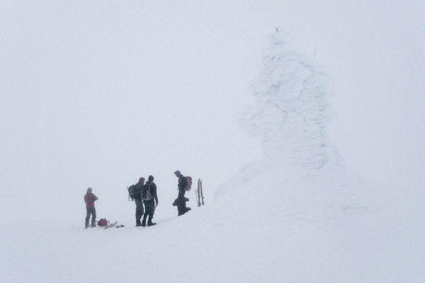 winter survival on foot navigation snow