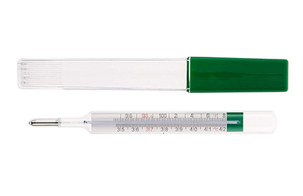 Mercury-Free Oral Glass Thermometer