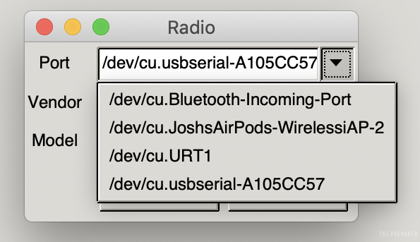 usb driver for mac and programming ham radio chirp