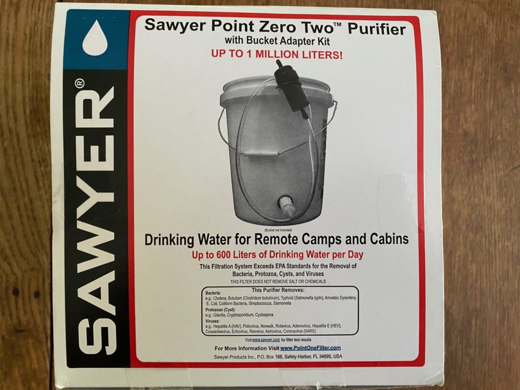 Sawyer bucket filter package