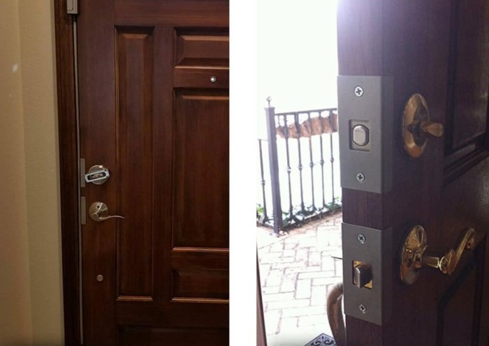 Home Security Door ReinforcementTwo Post Strike PlateSecure Door Defense 