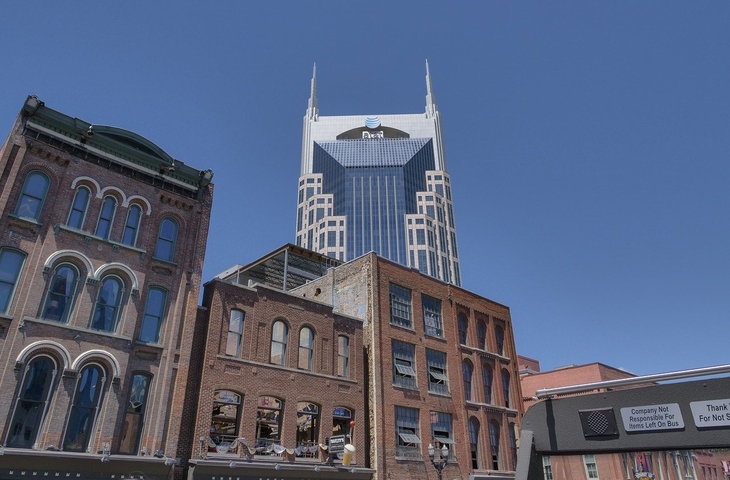 The AT&T building in Nashville