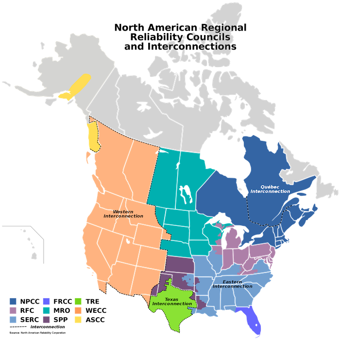 North American grid