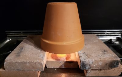 A terracotta heater