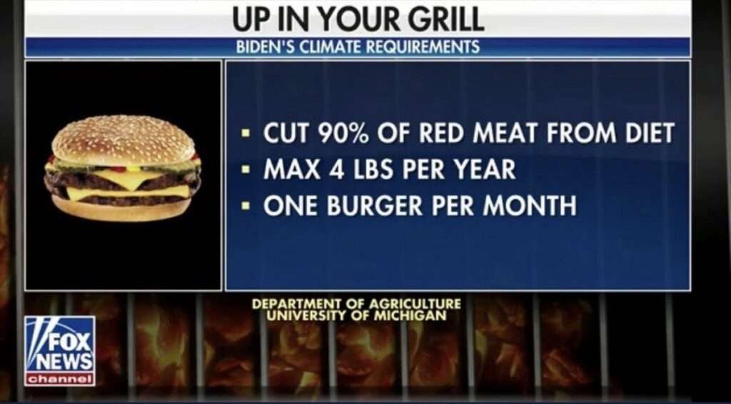 Fox News burger graphic
