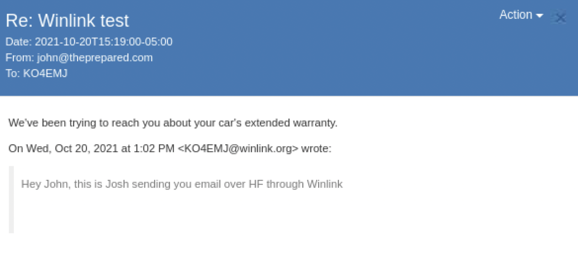"We've been trying to reach you about your car's extended warranty."