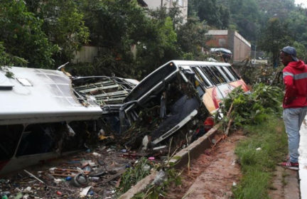 Has a Brazilian mudslide killed more than 100 people