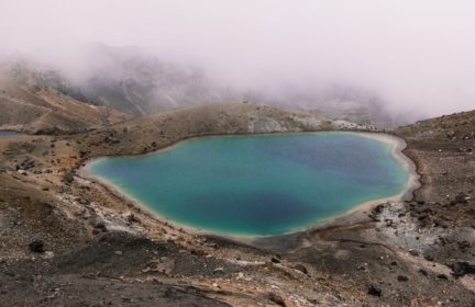 Water near a volcano