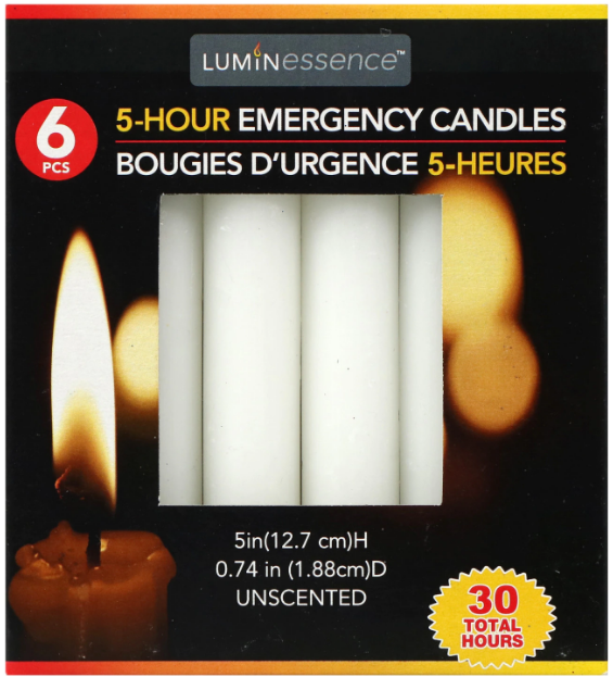 Emergency candles